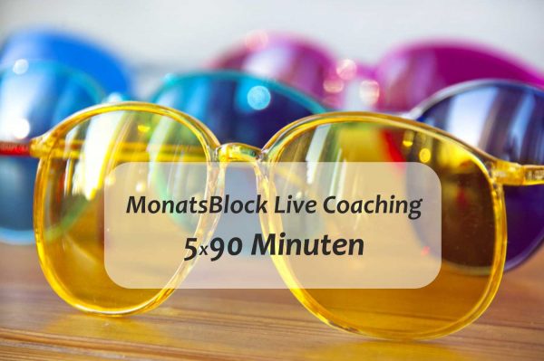 Live-Coaching 1-MonatsBlock 5x90 Minuten