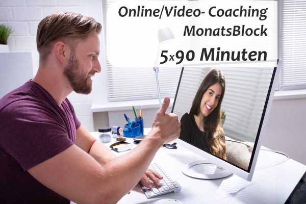 Online/Video-Coaching 1-MonatsBlock 5x90 Minuten